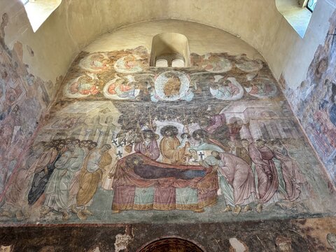 A view from the historic Sopocani Monastery near Novi Pazar, Serbia.