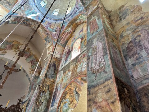 A view from the historic Sopocani Monastery near Novi Pazar, Serbia.