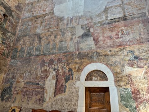 A view from the historic Sopocani Monastery near Novi Pazar, Serbia.
