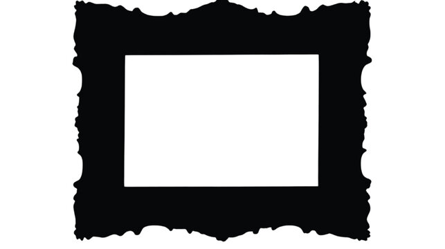 Ornate rectangular frame features intricate vintage scrollwork and detailed decorative edge patterns.
