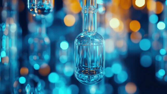 Advanced Chemical Processing Facility with Smart Solutions and Bright Light