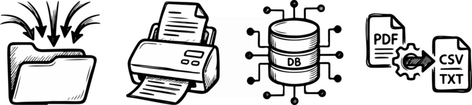 File Formats and Printer Icons.