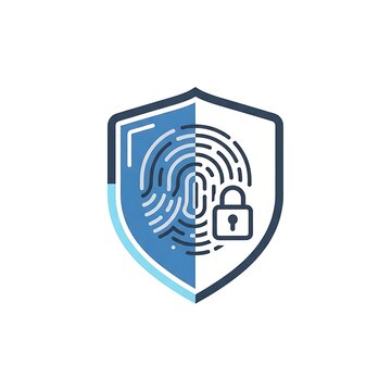 Blue Wi-Fi signal icon with loading dots in hexagon.