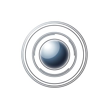 Abstract concentric spiral gradient texture background.