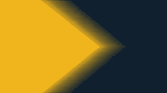 Parallel lines forming an abstract diagonal division a vector illustration with a yellow and navy background stripes graphic design