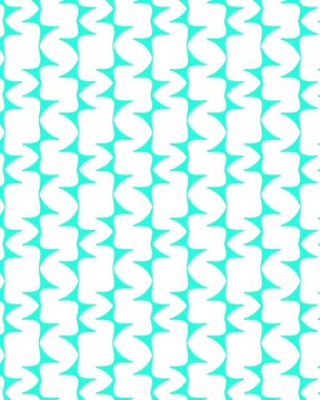 Teal wavy zigzag abstract motion background loop