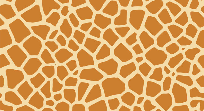 Brown and beige giraffe print pattern texture background