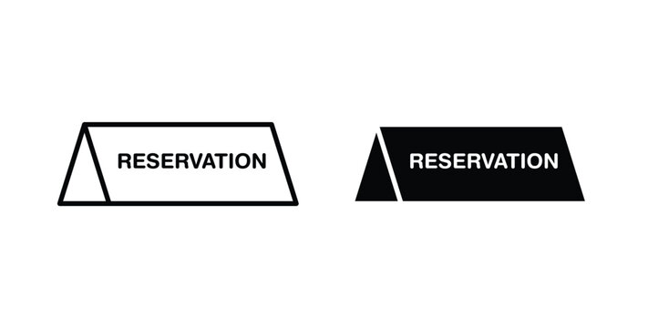 Reservation table icon