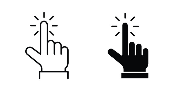Clicking finger icon