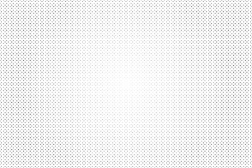 Obraz premium Minimal Black Dot Matrix Grid Pattern on White Background