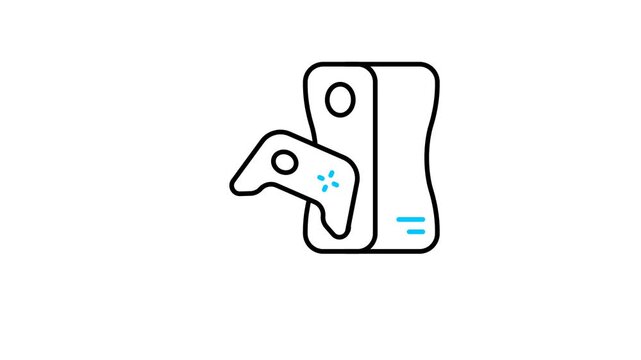Game Console Animated Video Icon