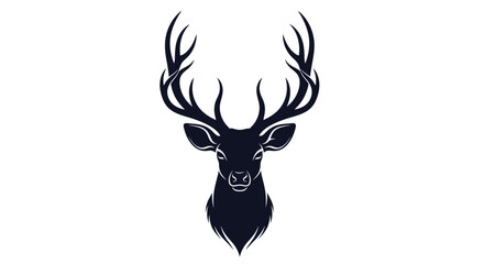 deer head silhouette © Fulmati