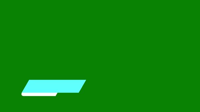 Lower third graphic, minimalist blogger title bar, green screen animation, editable text area, smooth motion design, professional broadcast overlay, 4k uhd alpha video