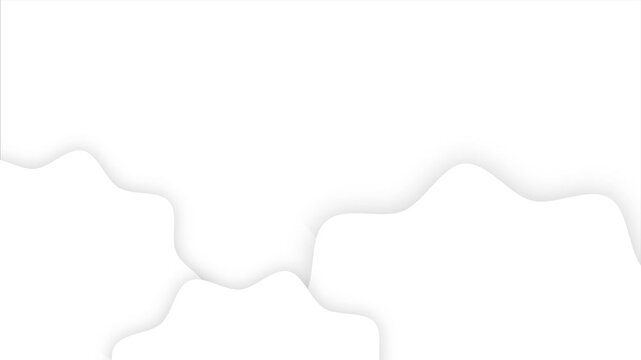 4k looping video line shape waves shadow with empty space design illustration motion background element