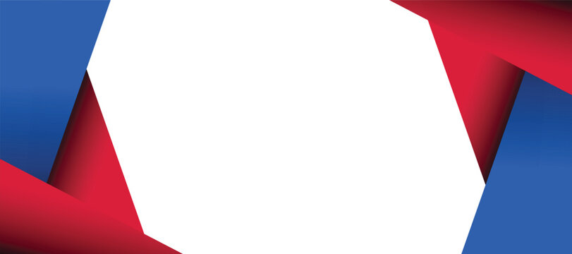 abstract red and blue object background with empty space design banner space illustration elegant for business EPS10