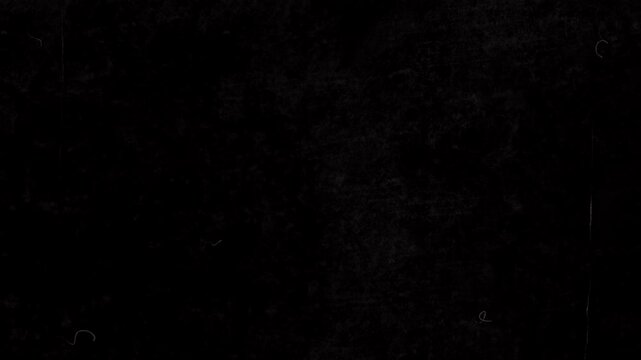 Subtle dark paper texture animation with soft dust and scratches. Minimal stop-motion loop imitating old film grain or worn background. Ideal for overlay use. 4K