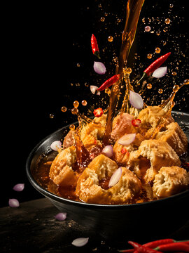 Indonesian traditional food tahu gejrot