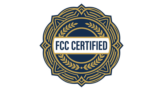FCC Certified Seal Emblem
