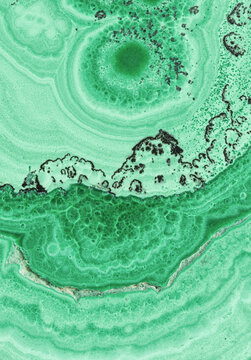 Malachite, close up