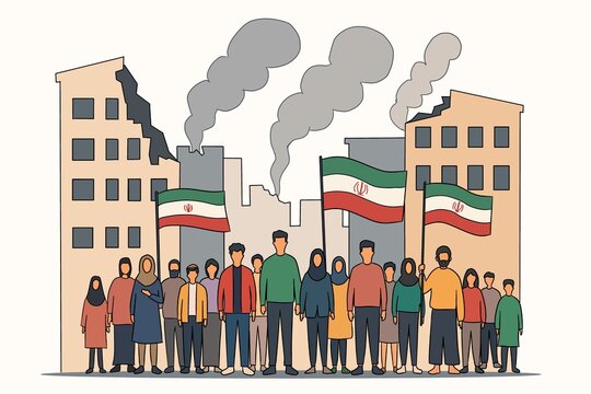 Unity in chaos with resilient city dwellers