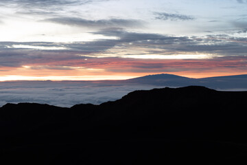 Obraz premium Sunrise at Haleakalā National Park
