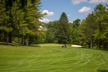 Fototapeta premium Scenic holes at Wytheville Golf Club