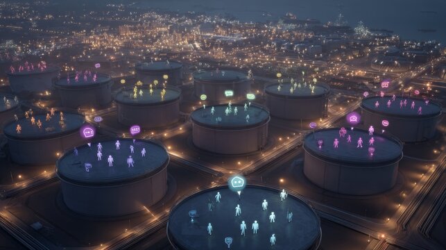 Colossal towers of energy: the art of lng storage. Internet frie