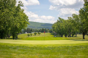 Fototapeta premium Scenic holes at Wytheville Golf Club