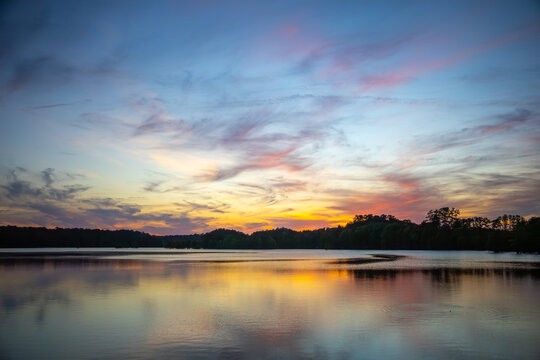 Sunset at Stumpy Lake