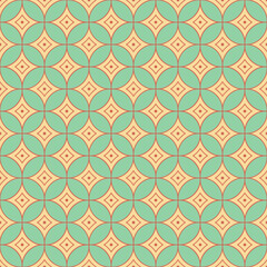 Fototapeta premium abstract retro geometric seamless pattern tile wallpaper 