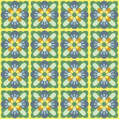 Fototapeta premium abstract seamless pattern tile wallpaper background decorative