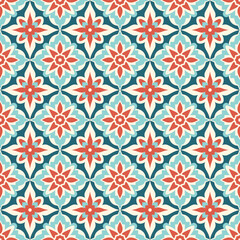 Fototapeta premium abstract seamless tile pattern wallpaper background