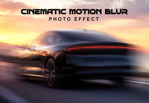 Cinematic Motion Blur Photo Effect