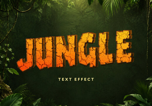 Jungle Text Effect