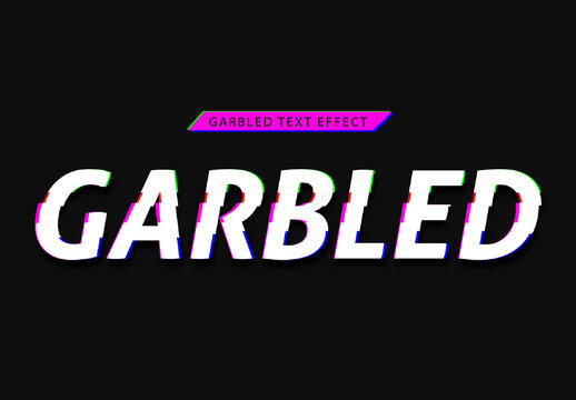 Garbled Text Effect