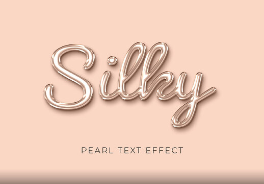 Pearl Text Effect