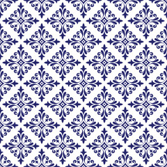 Fototapeta premium abstract floral seamless pattern tile wallpaper decorative background