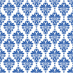 Fototapeta premium abstract floral seamless pattern tile wallpaper decorative background