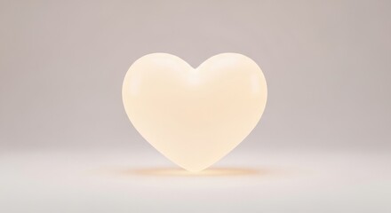 Obraz premium Soft Glow Heart Object