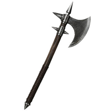 Medieval Poleaxe Weapon