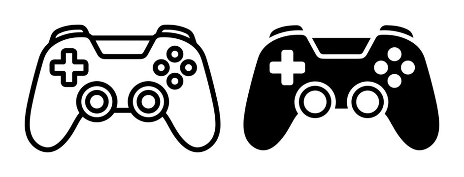 Video Game Controller Icons, Digital Entertainment Input Devices, Gaming Accessories, Play Station Style Input