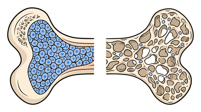 Anatomy of a bone structure.