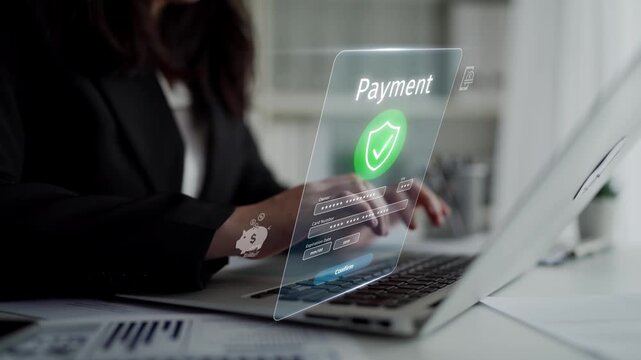 Secure online payment, safe e-commerce transactions, digital payment solutions, online financial security, and electronic payment systems ensuring smooth business continuity. Muxer