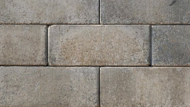 Concrete surfaces, lightweight bricks.