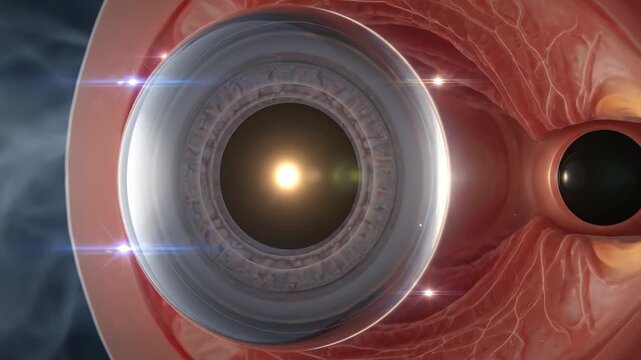 Anatomy of a human eye.