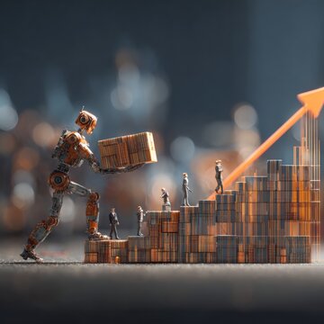 The rise of automation: a glimpse into future employment challenges. Growth strategy. Subtle changes in a warehouse: a robot's path to replacing jobs. Investment trends. Market trends.