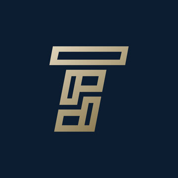 Creative Letter Tpd Logo Design
