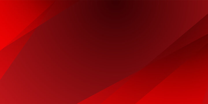 Abstract dark red gradient background with dynamic overlapping geometric shapes and sharp polygonal lines. Vector illustration