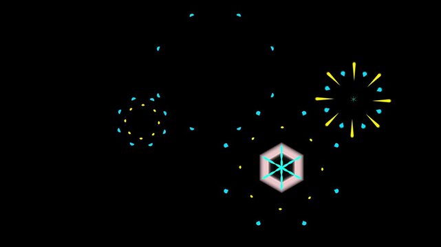Bursts And Sparks fireworks explosion blast line shape, ellipse blast black screen animation. Animation of Circle burst  Motion Graphics in After Effects pop up, line, shiny, blast. 4K