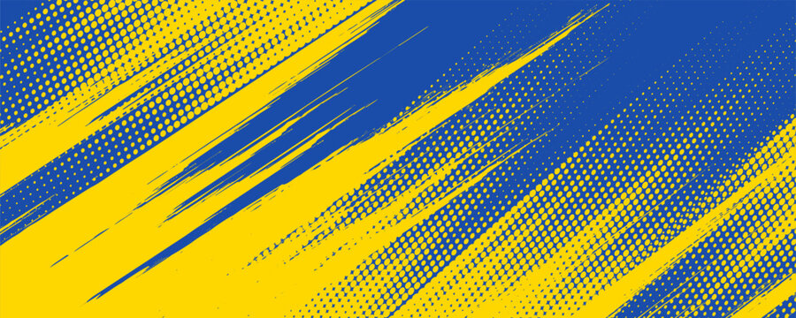 blue and yellow abstract grunge texture background. Vector ilustration